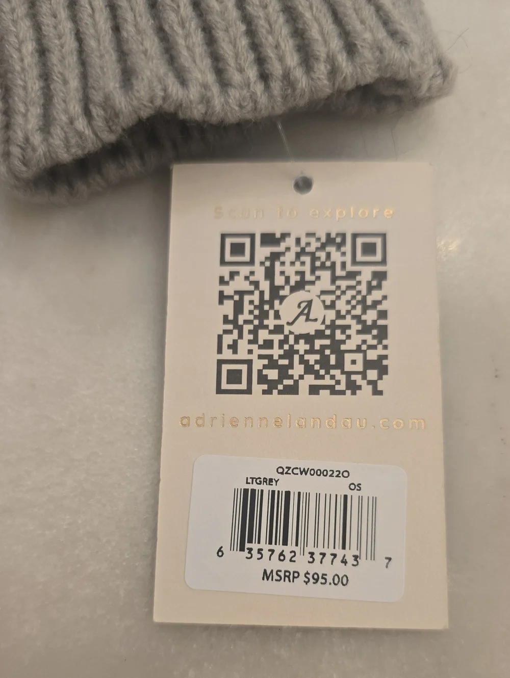NWT Adrienne Landau Knit Fingerless Gloves